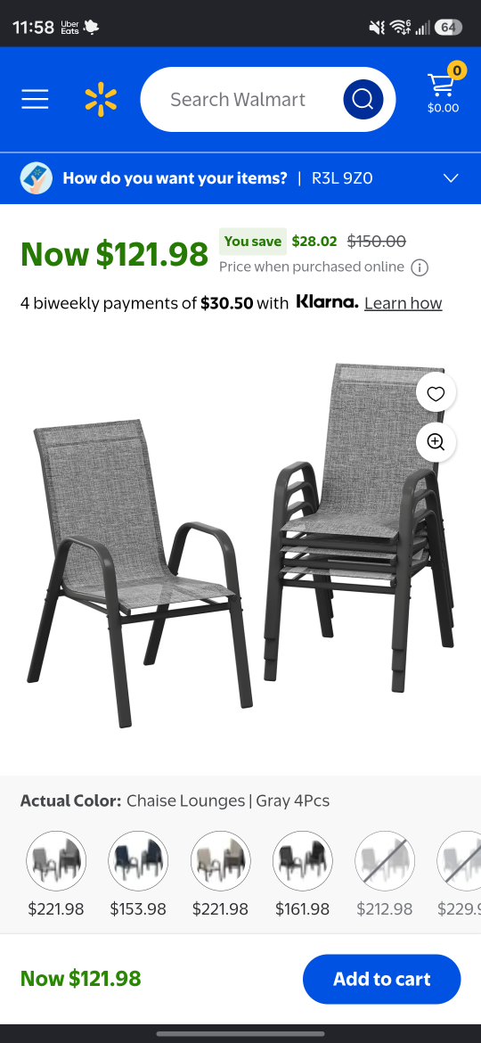 4 outdoor grey chairs - photo 3