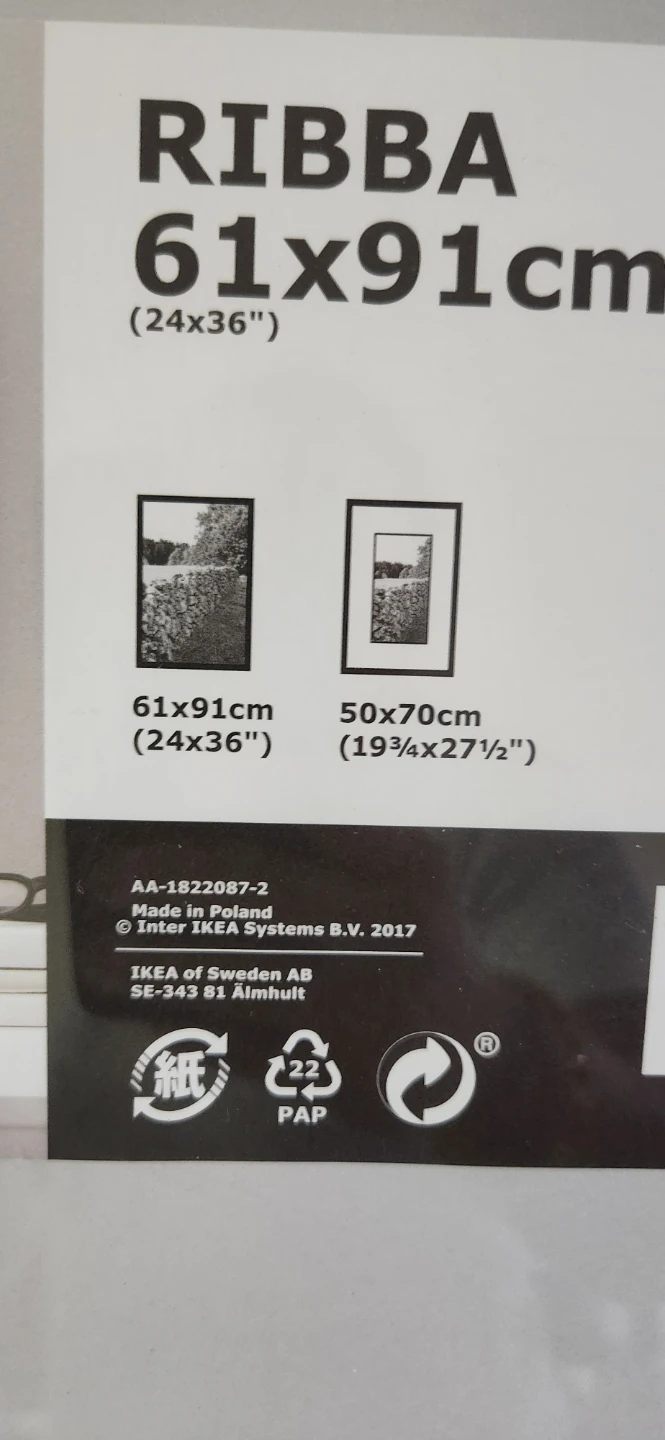 $20 each for  White Picture Frame 61x91cm (24"x36") - photo 2