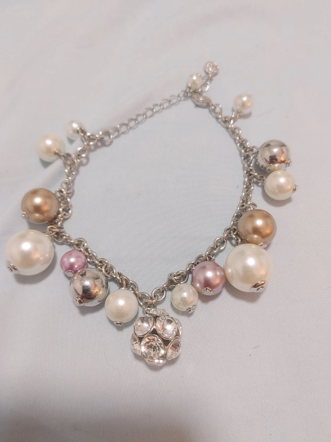 Pearl and Charm Bracelets Set & skull and Turquoise set. - photo 2