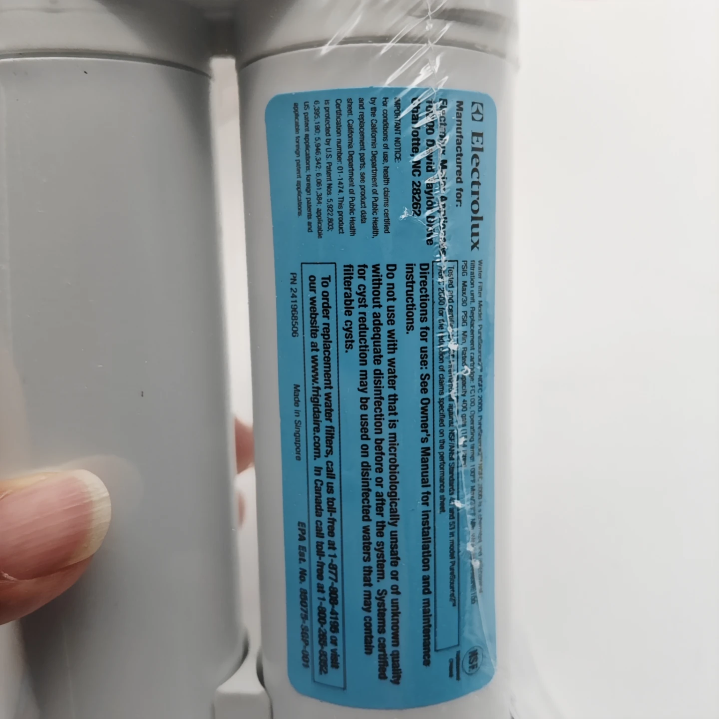 Frigidaire Pure Source 2 Refrigerator Water Filter WF2CB - photo 3