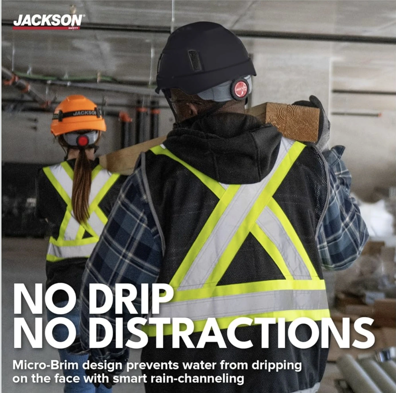 Jackson Safety Micro-Brim Hard Hat type 2 class e/c - photo 2