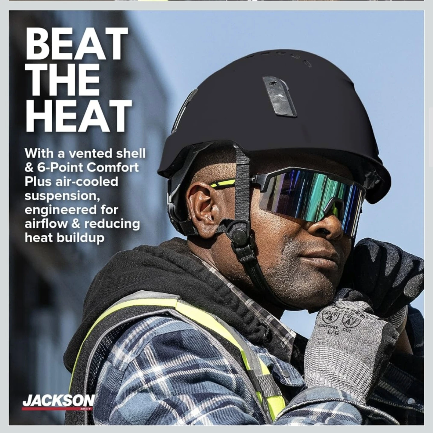 Jackson Safety Micro-Brim Hard Hat type 2 class e/c - photo 3