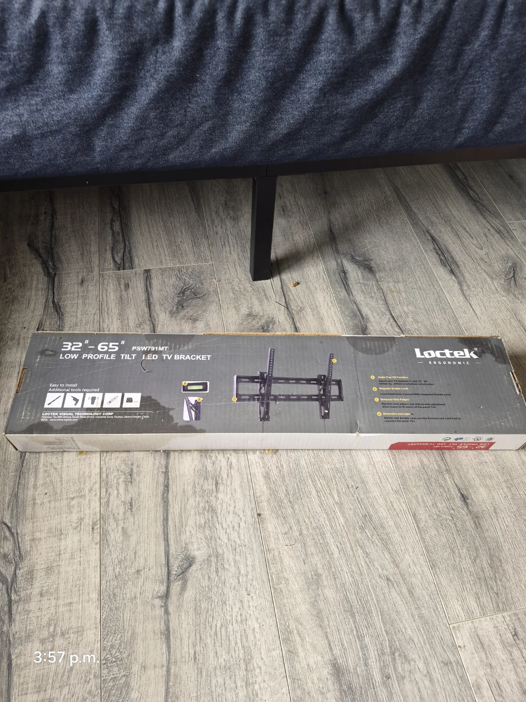 Loctek PSW791MT Low Profile Tilt TV Bracket for 32"-65" TVs - photo 2