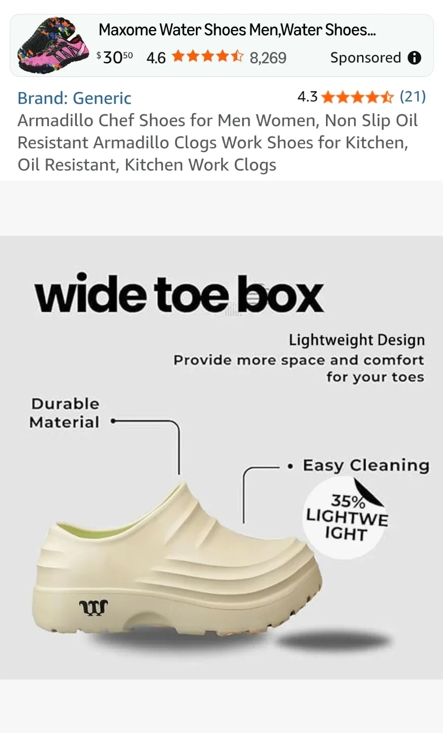Generic Armadillo Chef Shoes - photo 3