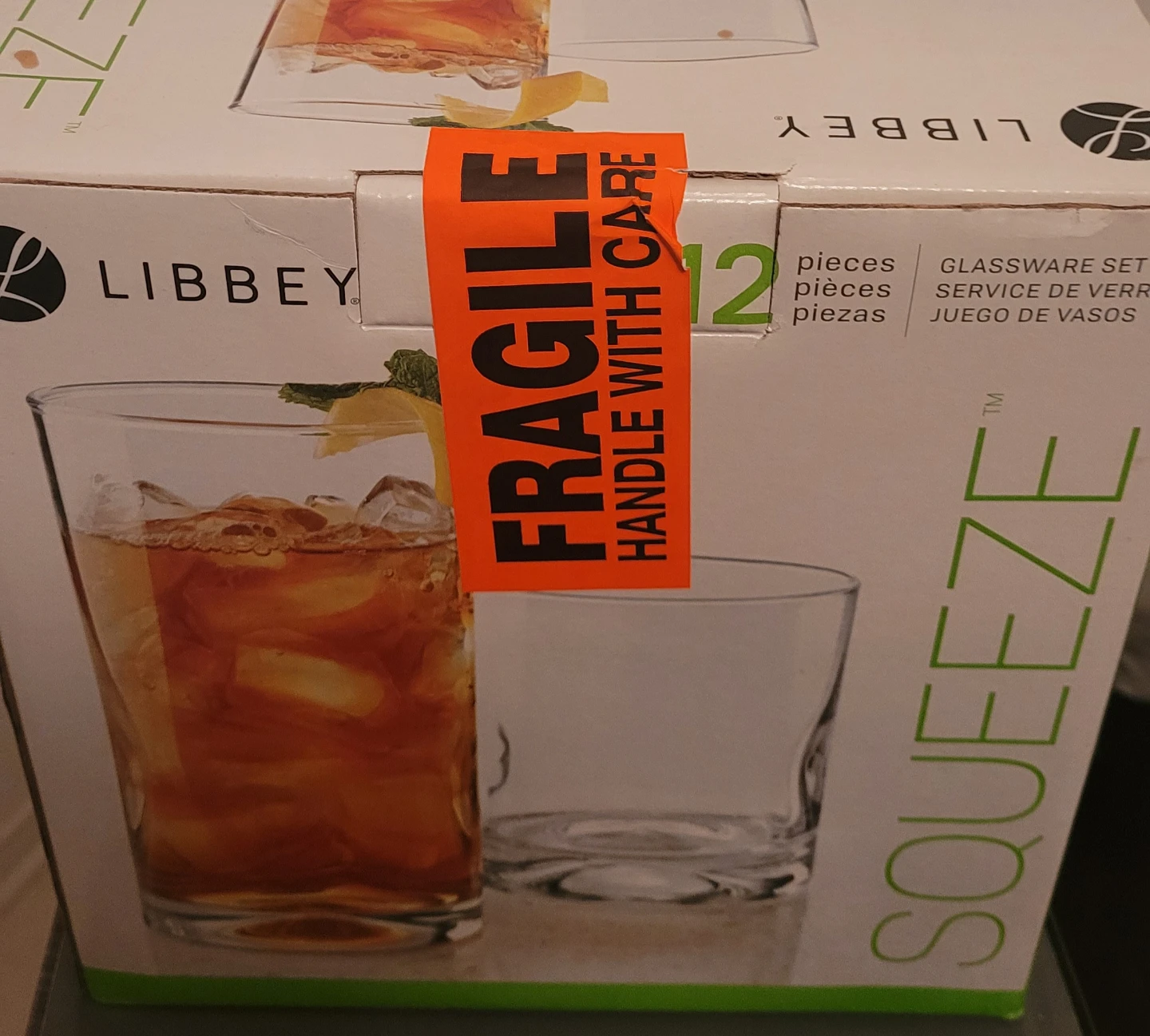 Libbey Squeeze Glassware Set - 12 Pieces - photo 3