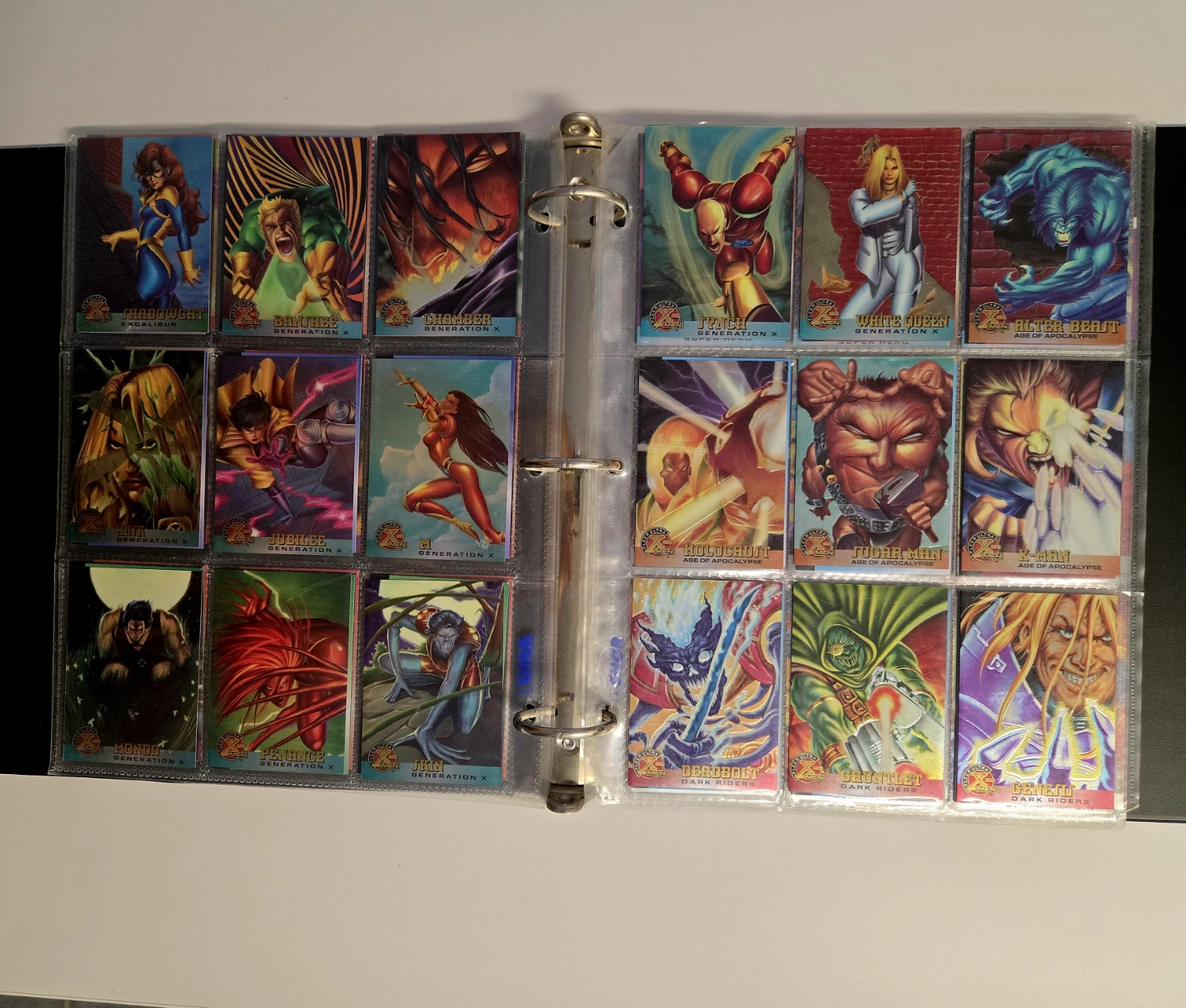 1995 Fleer Ultra X-Men Chromium Complete Set + 3 Bonus Cards - photo 3