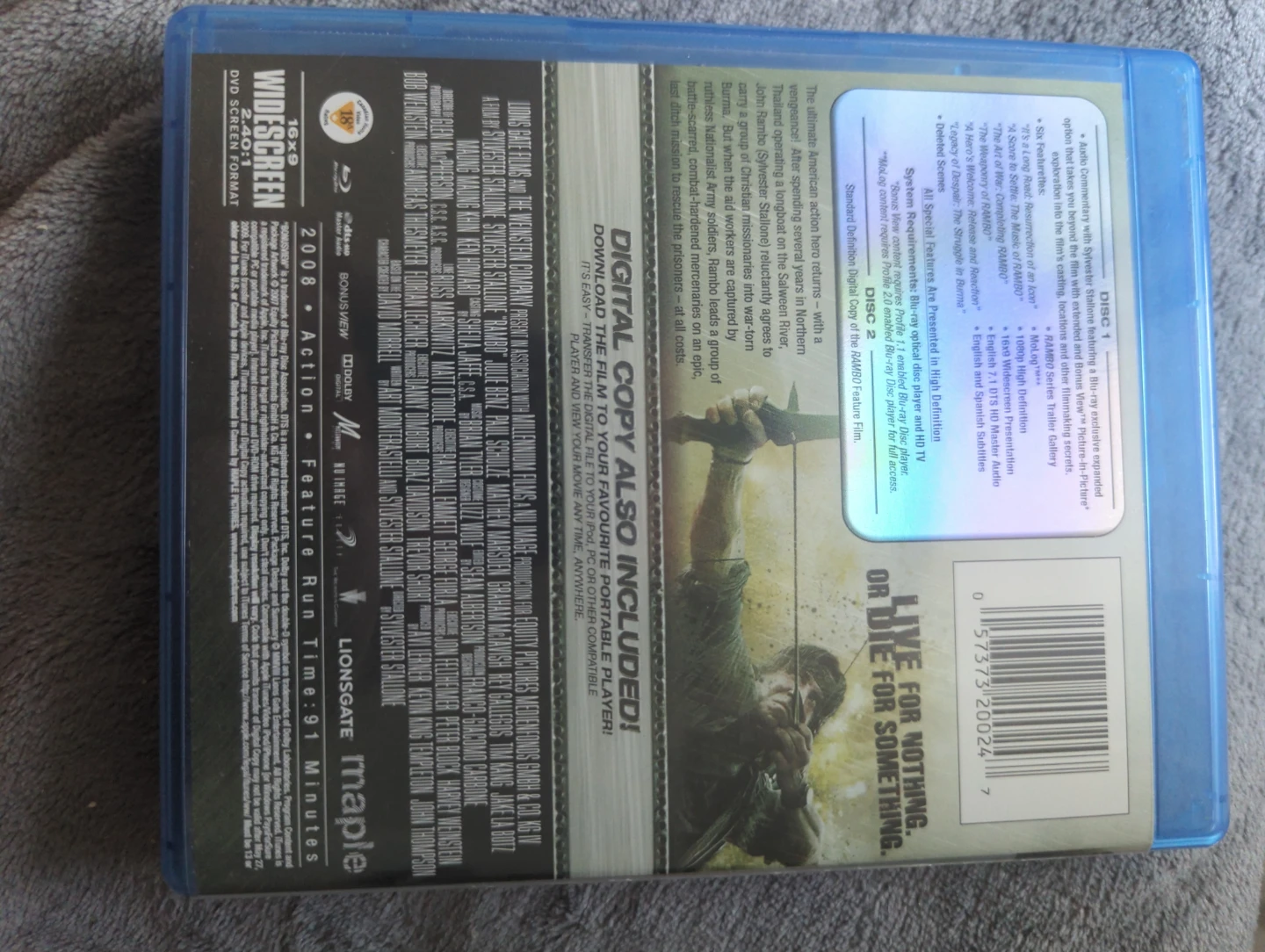 Rambo 2-Disc Special Edition Blu-Ray - photo 2