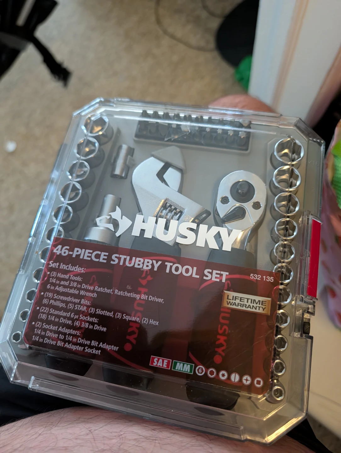 Husky 46-Piece Stubby Tool Set - photo 2