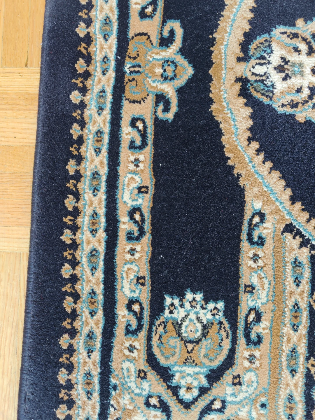 Dark blue   Area Rug moving sale - photo 3
