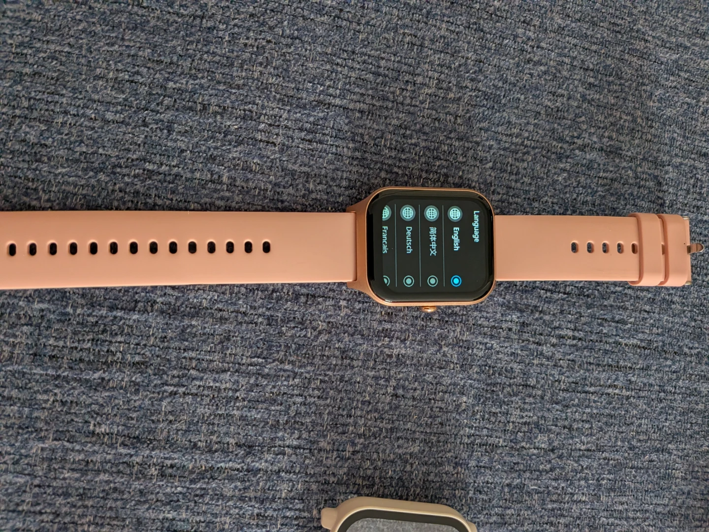 Smart Watch with Pink Band and Screen Protectors CASH ONLY AS IS - photo 3