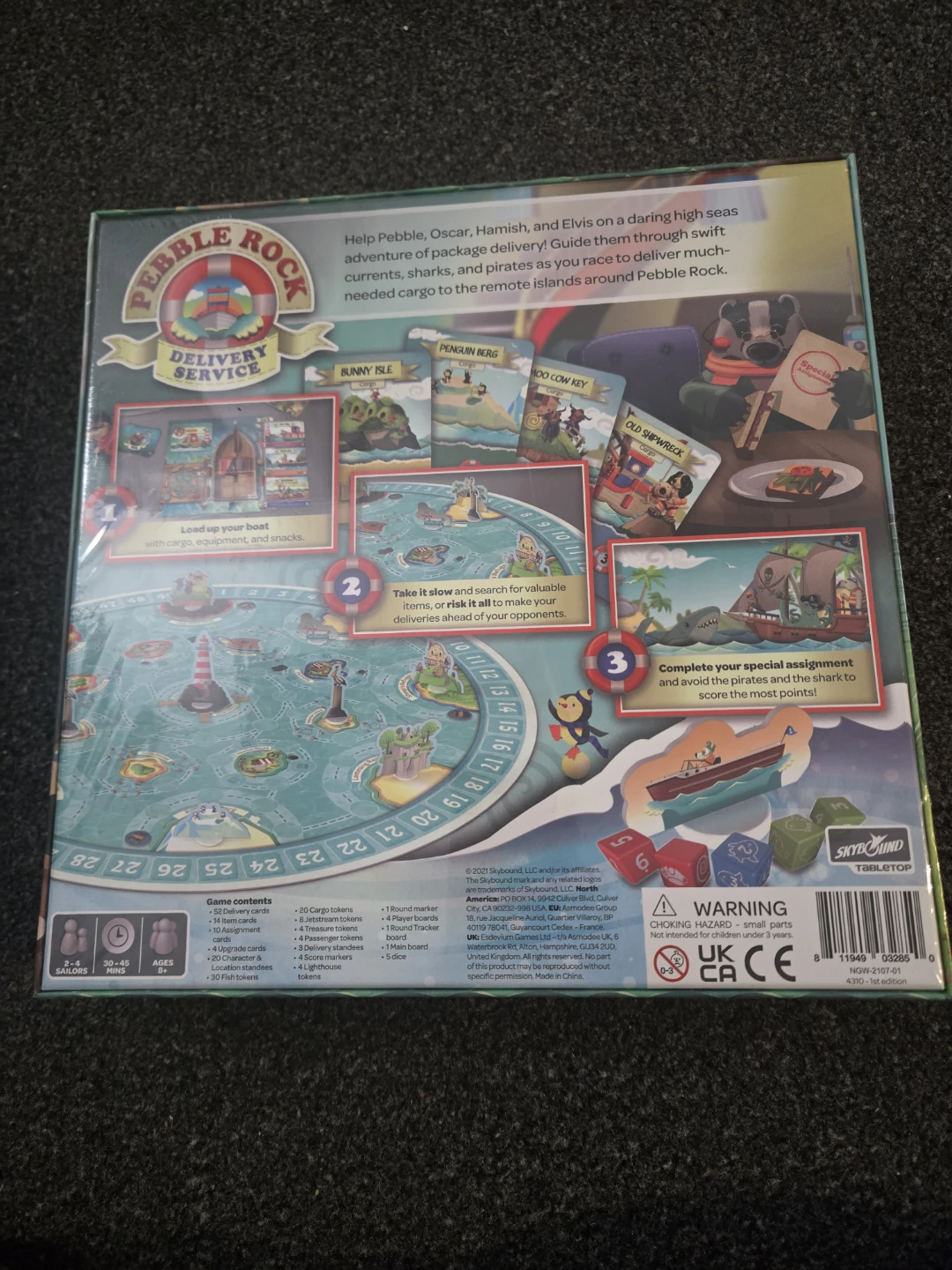 Pebble Rock Delivery Service Board Game - photo 2