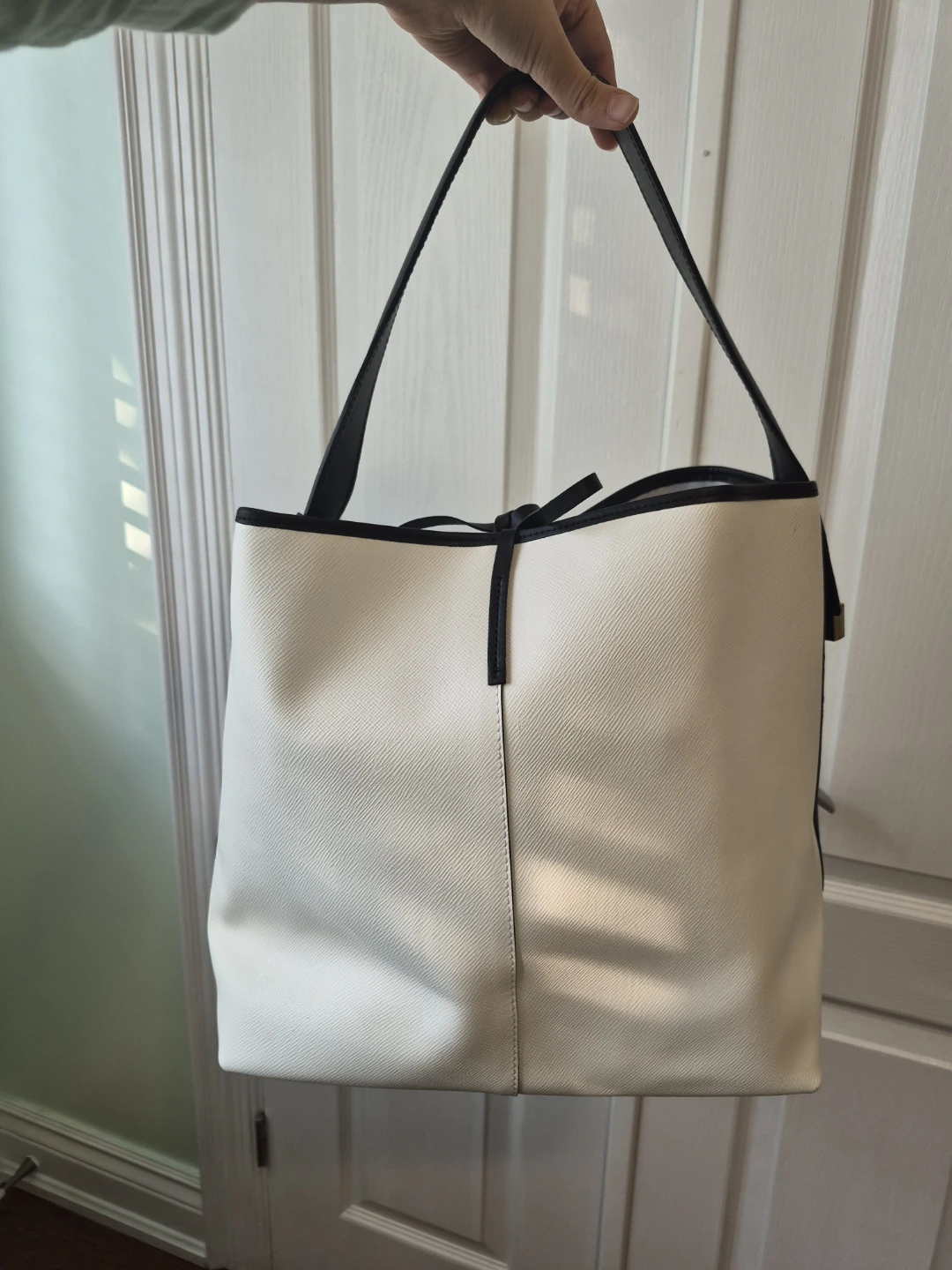 A. Bellucci White Leather Tote Bag - photo 5