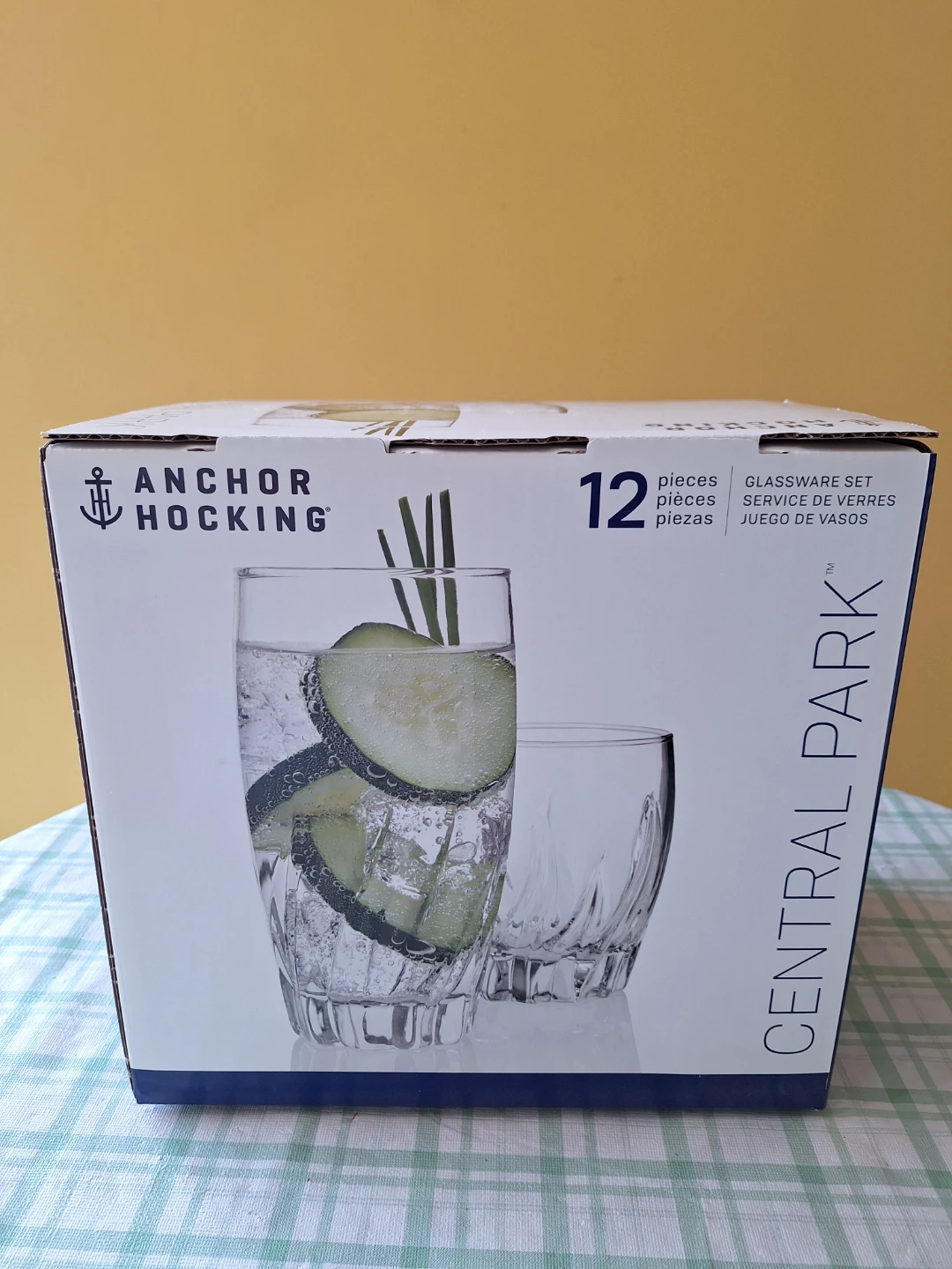 Anchor Hocking Central Park Glassware Set - 12 Pieces - photo 2