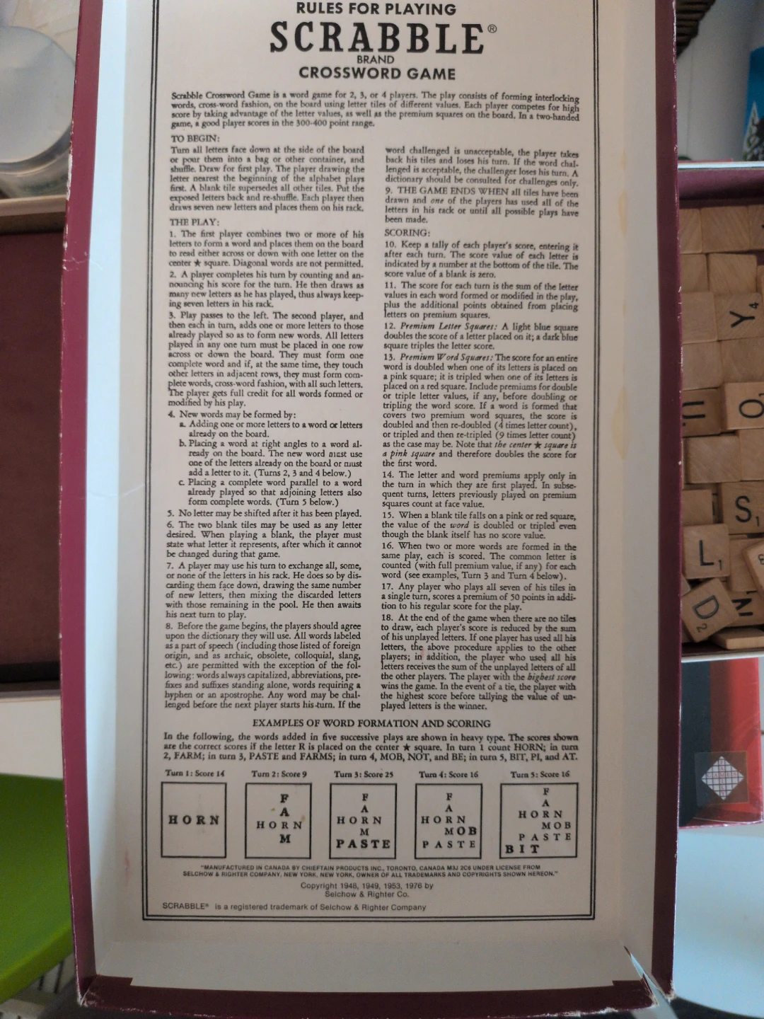 Vintage Scrabble Crossword Game - photo 2