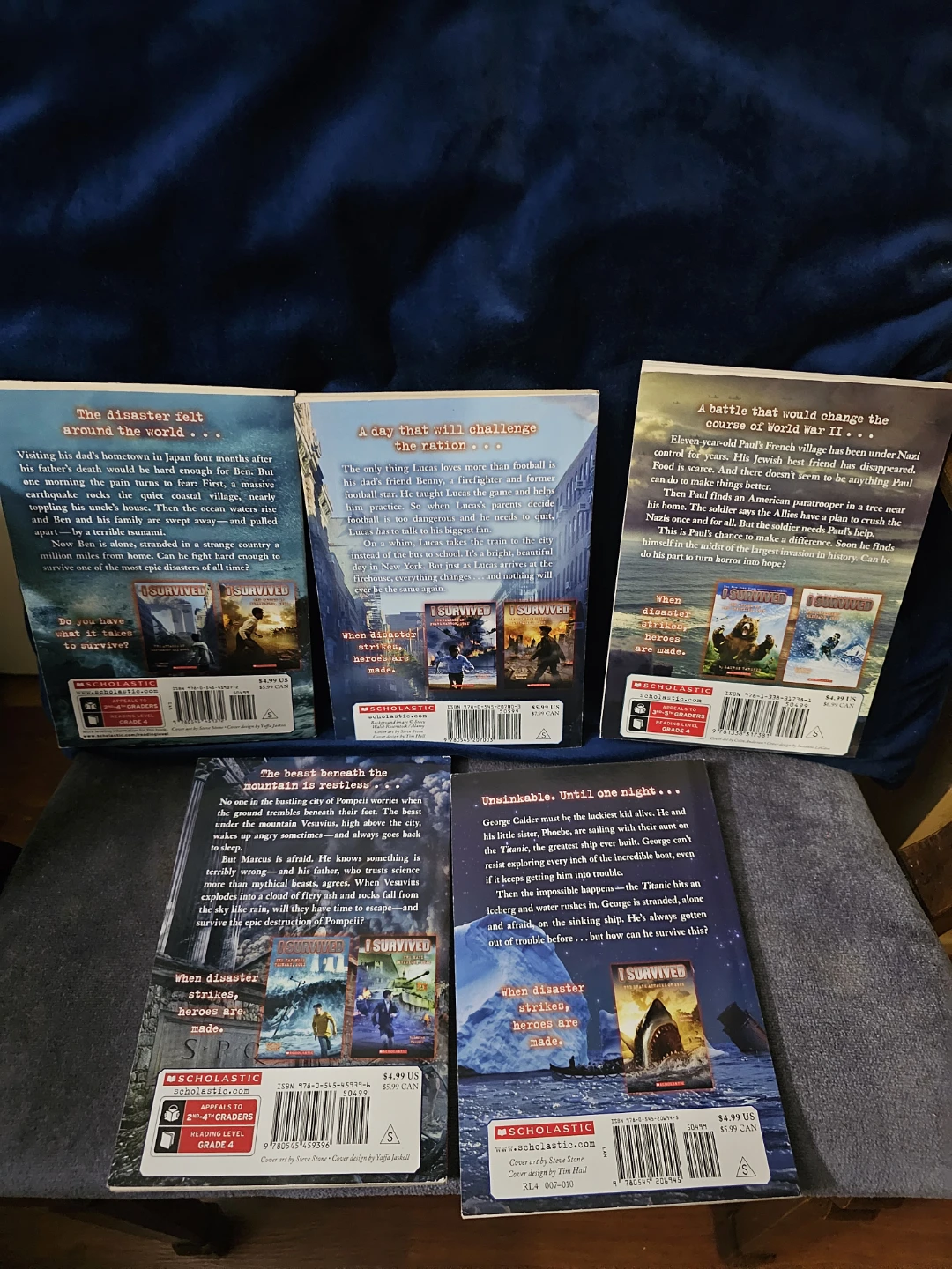 I Survived Book Series by Lauren Tarshis - 5 Books - photo 2