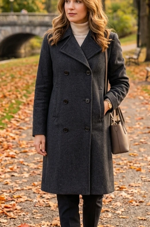🔥PRICE DROP FOR A LIMITED TIME!! GUC Jacob Charcoal Grey Peacoat