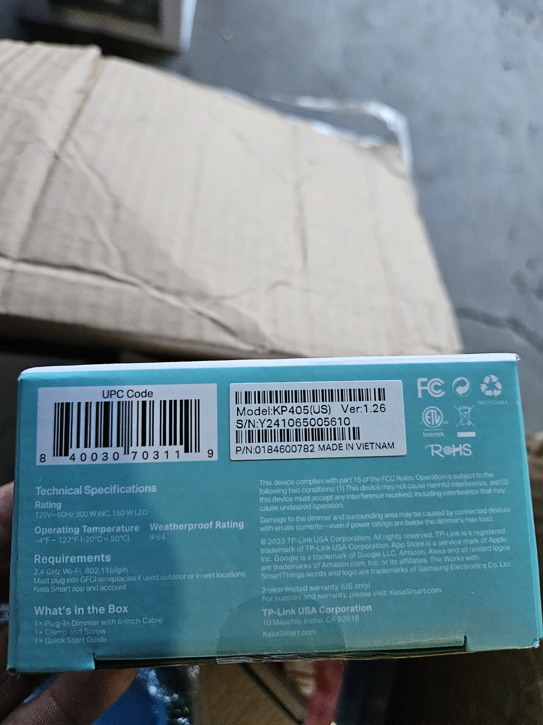 TP-Link Kasa Smart Wi-Fi Outdoor Dimmer - photo 2