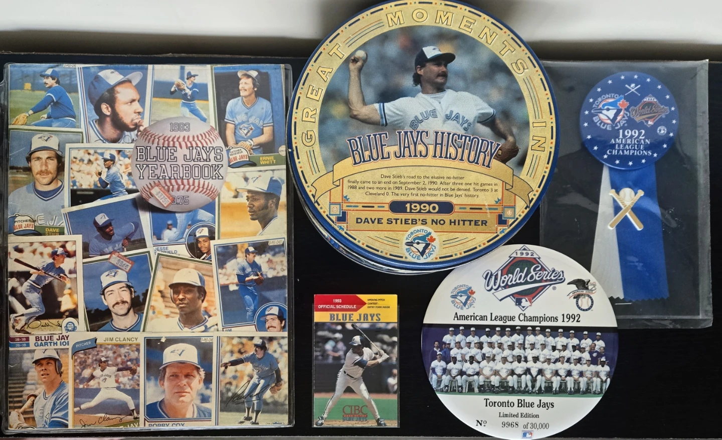 Vintage Blue Jays 5 Pc. Collector Lot, 1983-93