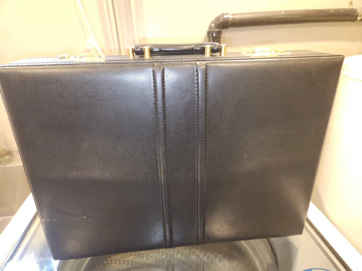 Black Briefcase with Combination Locks