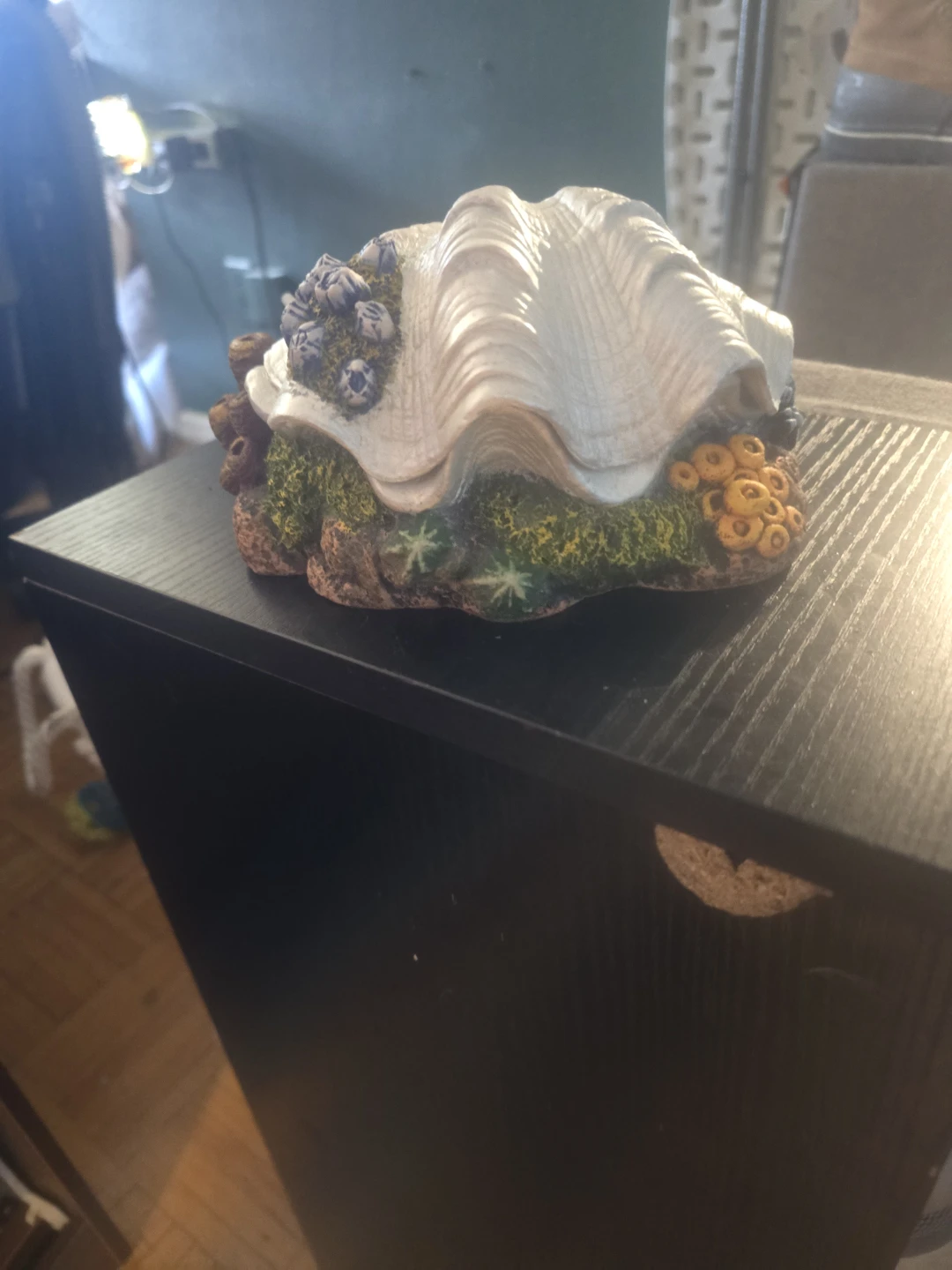 Aquarium Clam Shell with Pearls air bubbler - photo 2