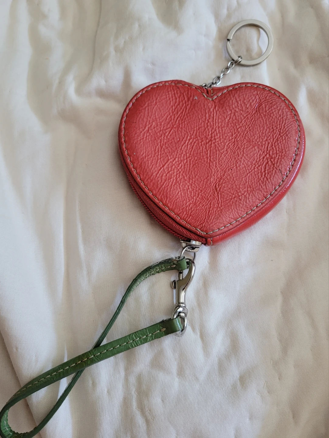 Coach Strawberry Coin Purse Keychain - photo 3