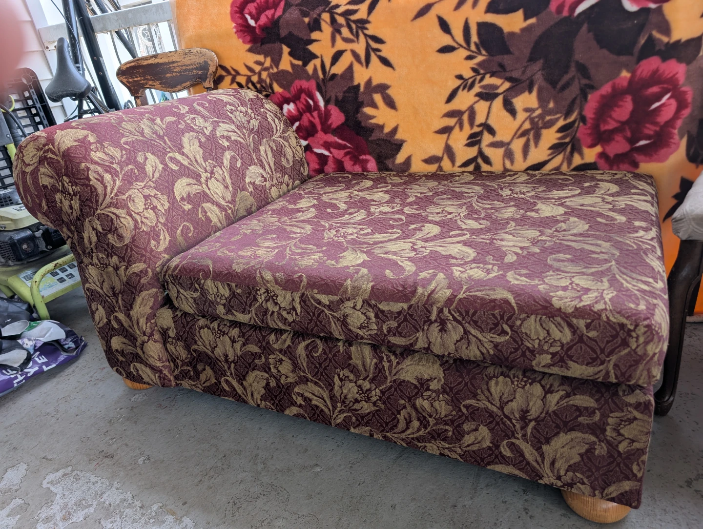 Floral Vintage Accent Lounge Chair - photo 2
