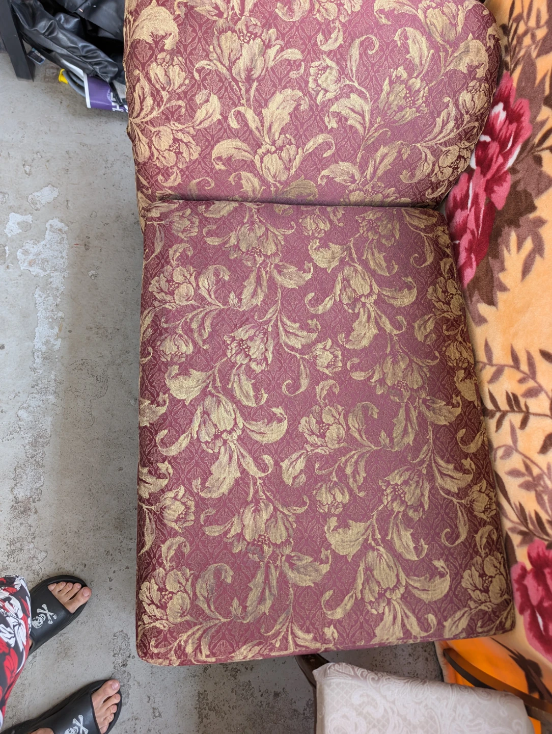 Floral Vintage Accent Lounge Chair - photo 3