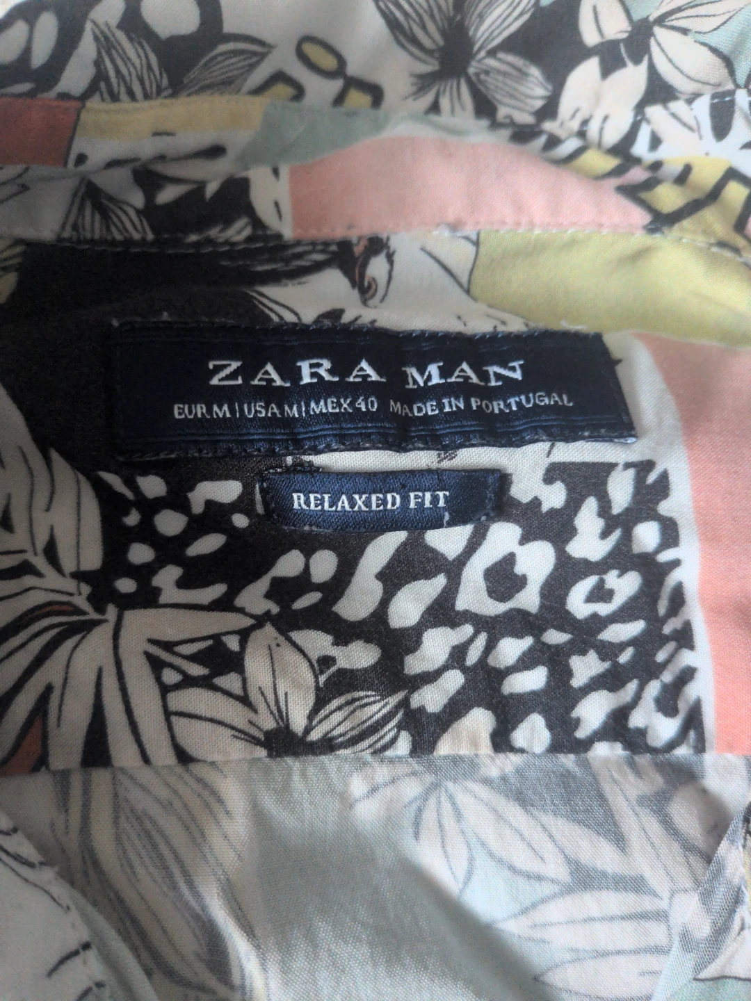 ZARA MAN Comic Print Relaxed Fit Short Sleeve Shirt - photo 2