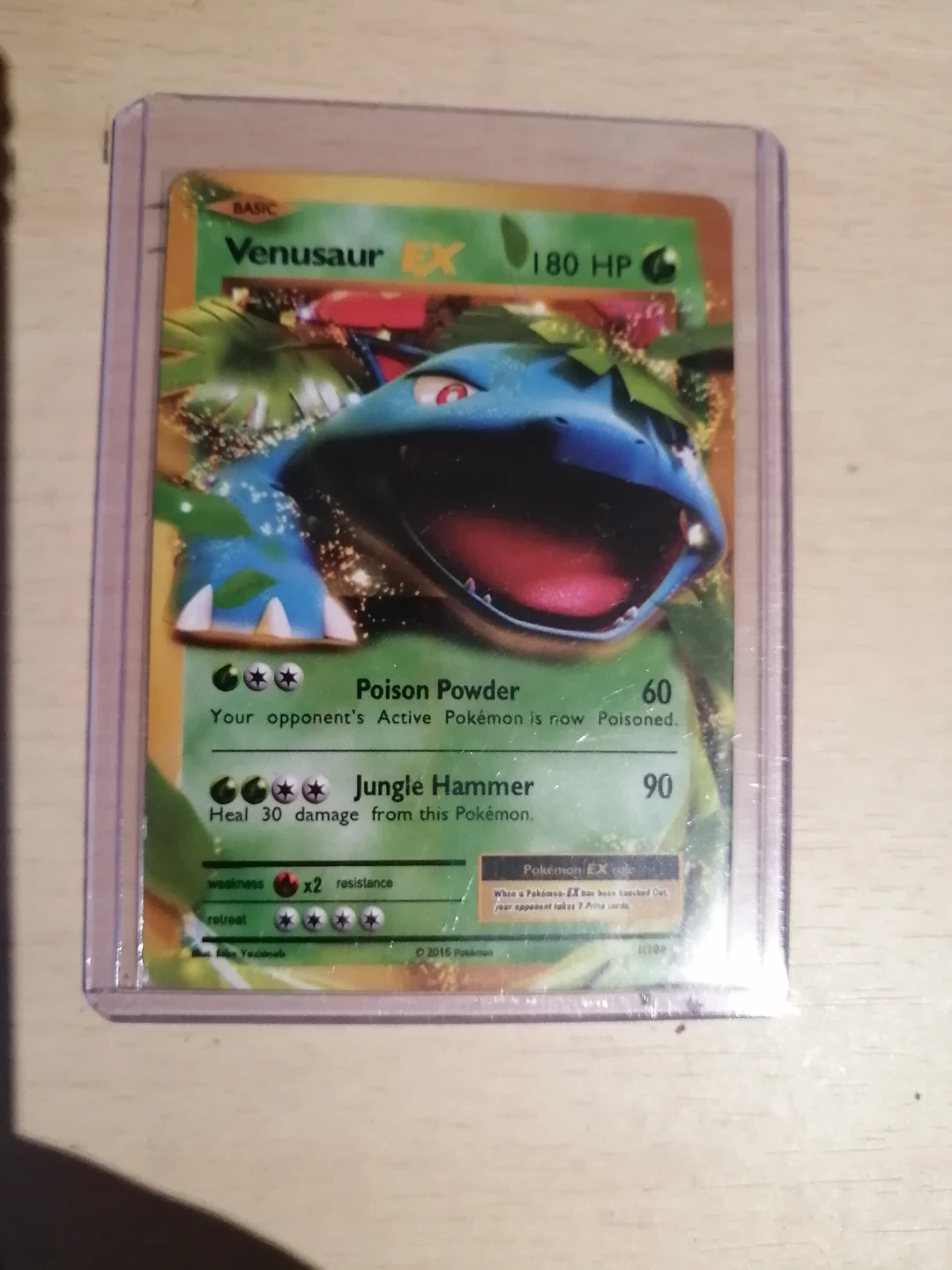 Pokemon Venusaur 2016 EX Trading Card