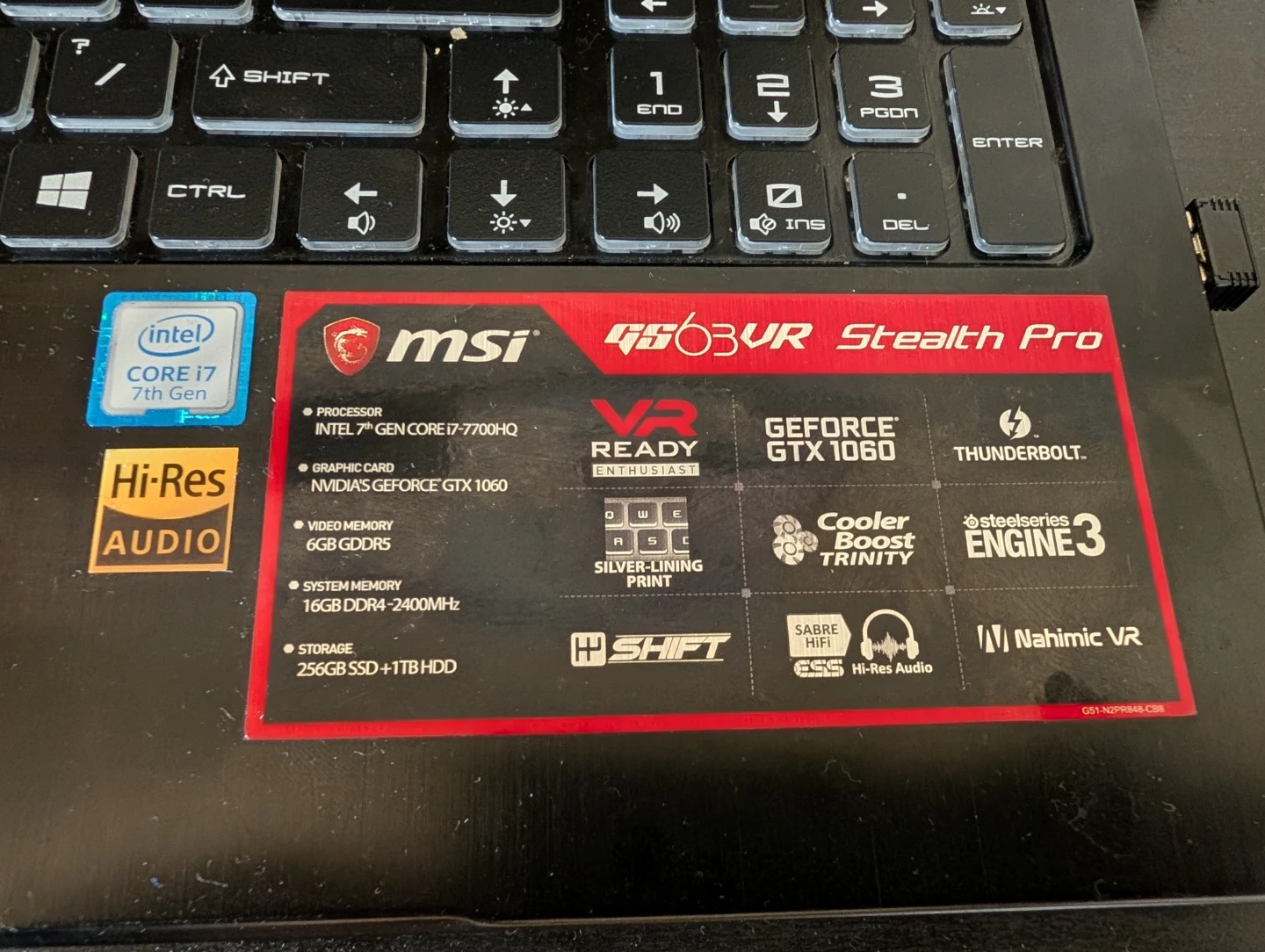 MSI Gaming Laptop - photo 2