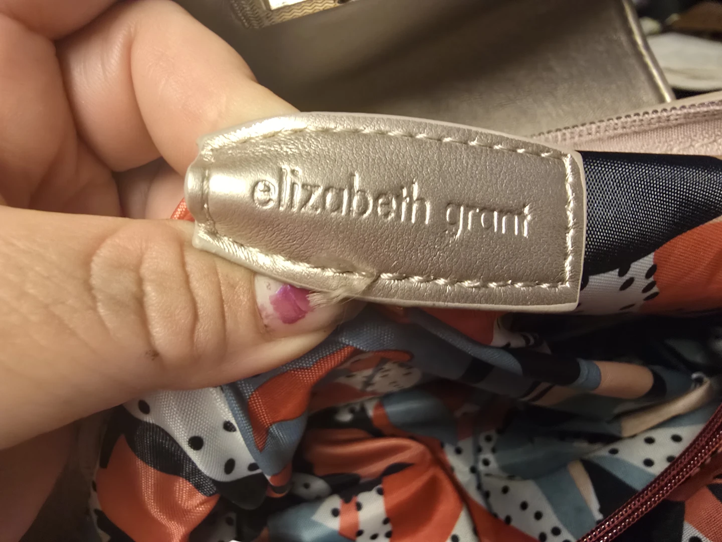 Elizabeth Grant Quilted Gold Shoulder Bag - photo 2