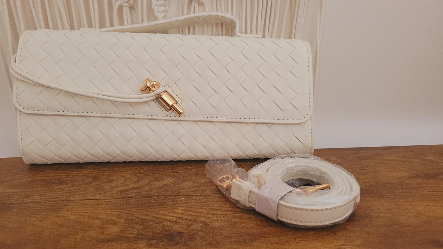 Few Moda East West Clutch with Crossbody Strap (Cream) - photo 2
