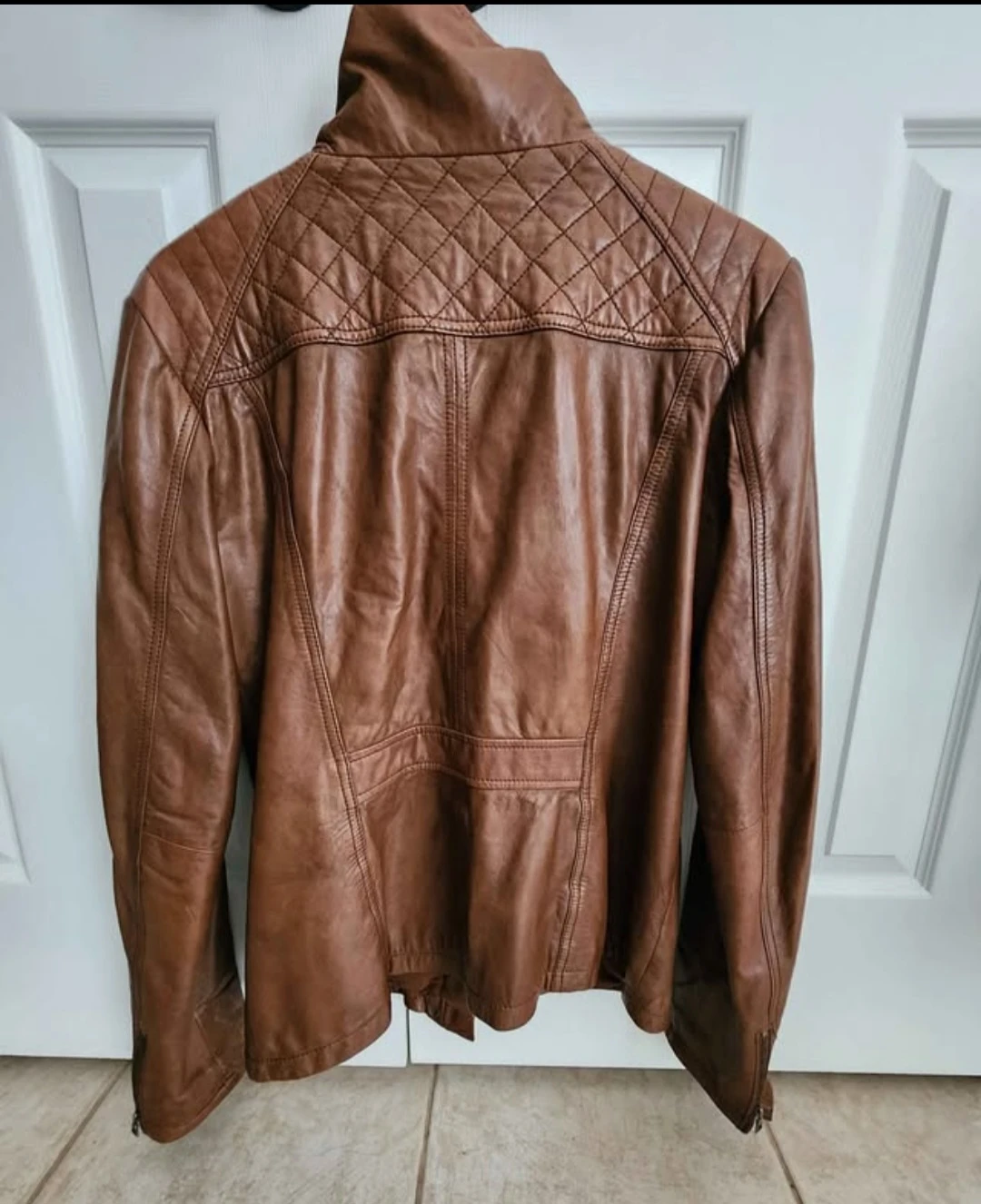 Brown Leather Jacket - photo 2