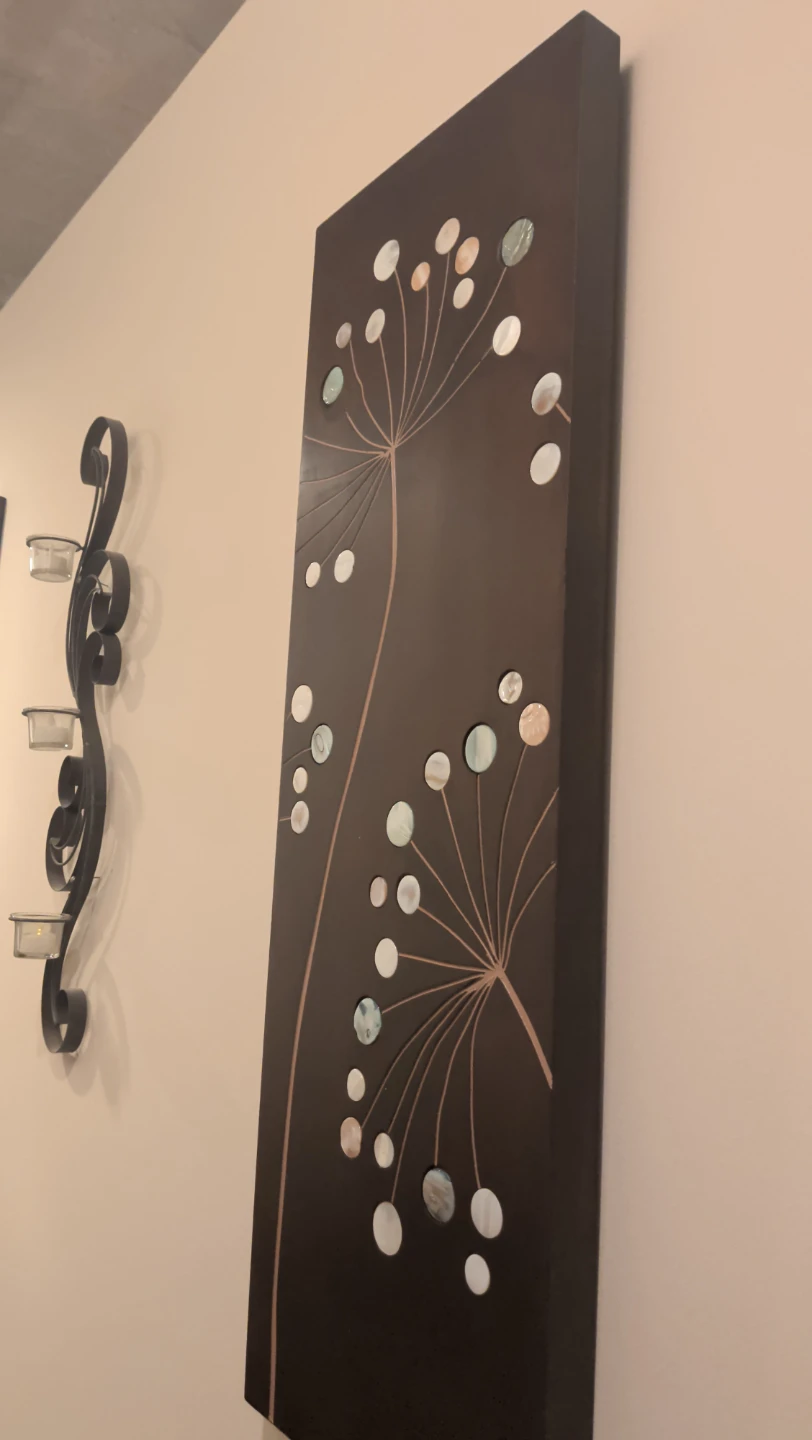 Set of 3 Decorative Wall Sconces & Wall Art - photo 3