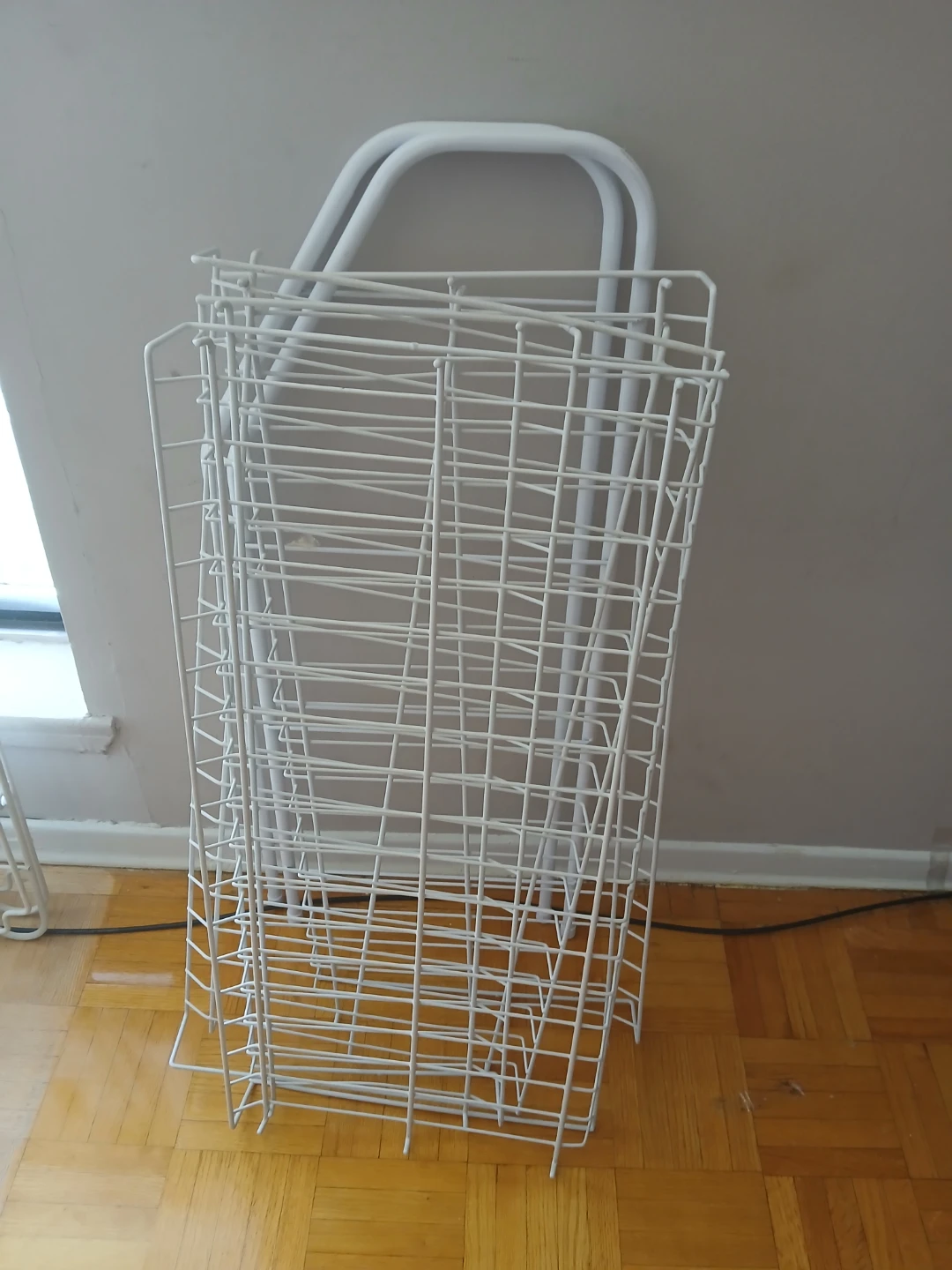 White Wire 4 tier shoe rack