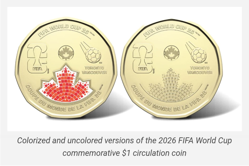 2026 FIFA World Cup Commemorative $1 Coins