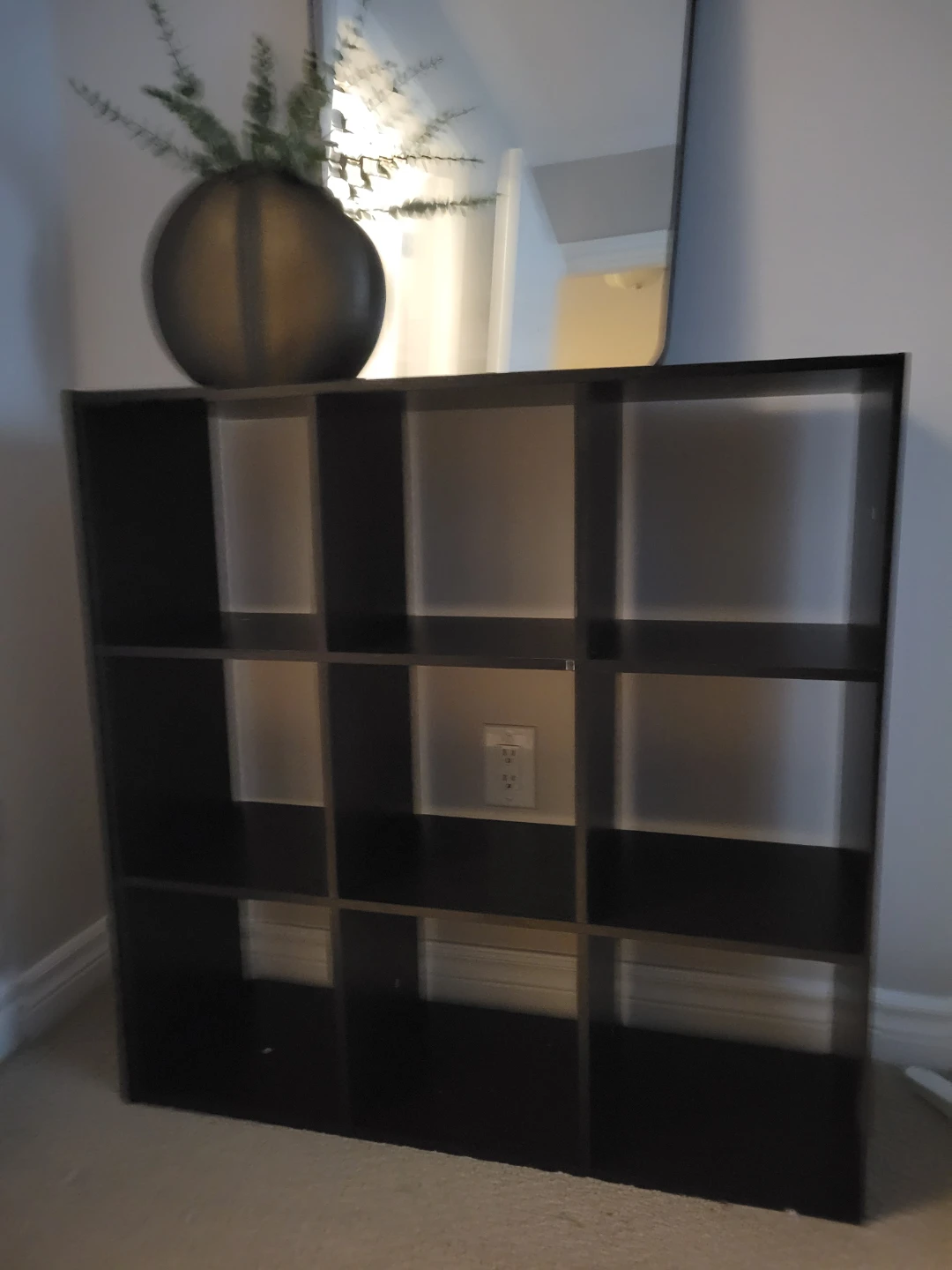 9 Cube Storage wooden Organizer Shelf