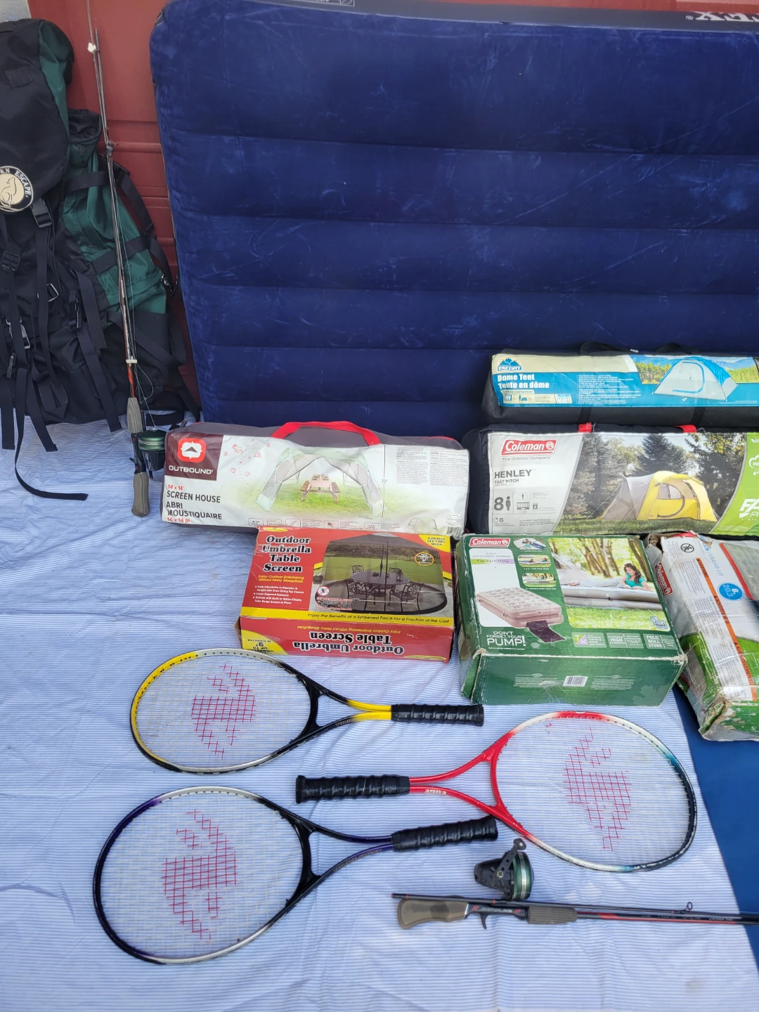 CAMPING; Tent, Boat, Screen House, AIRBED,  Stove - photo 2