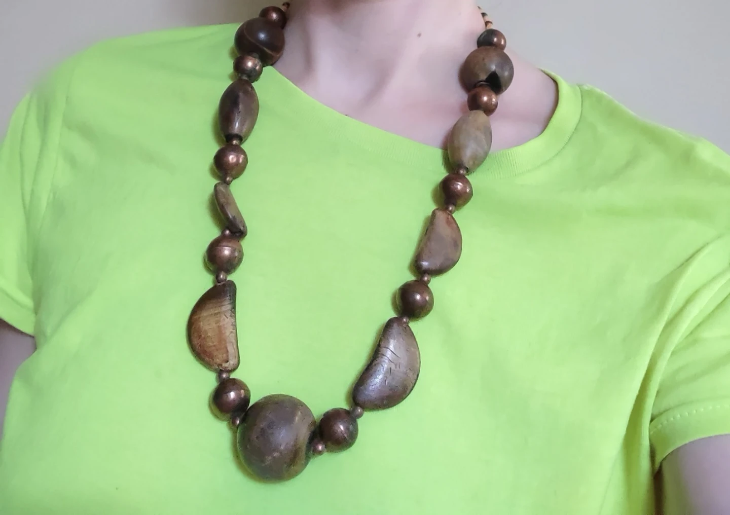 Wooden Beaded Necklace