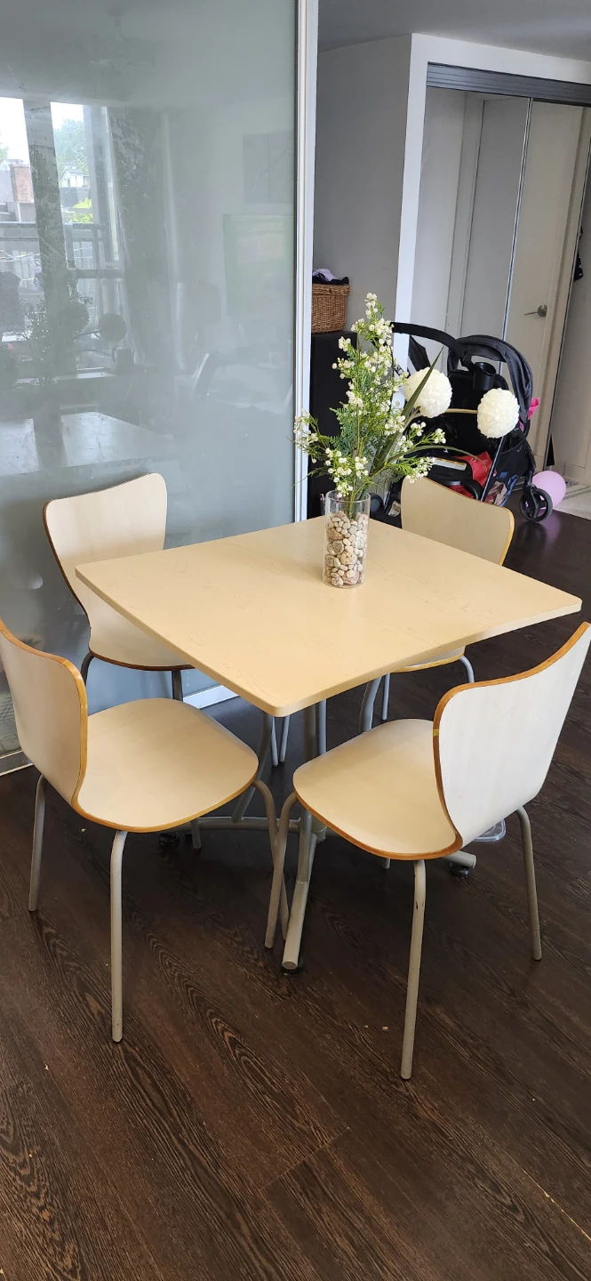 Dining Table Set with 4 Chairs - photo 2