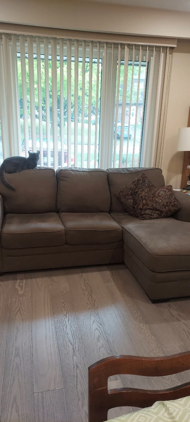 Brown Khaki Sectional Sofa - photo 2