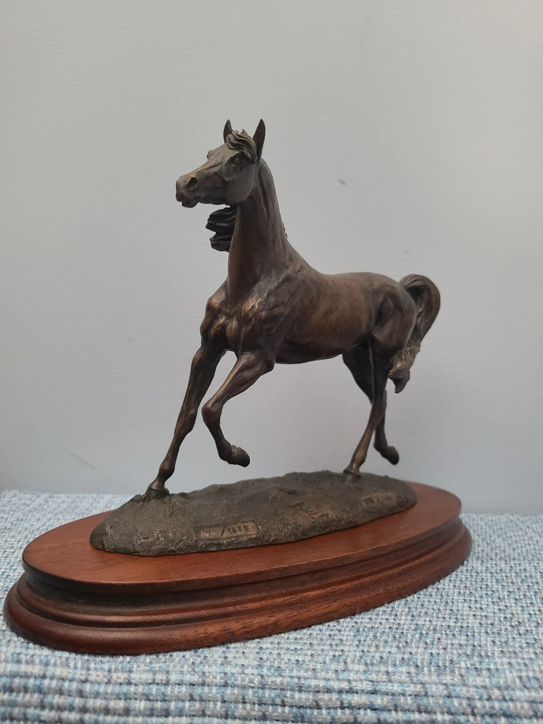 Border Fine Arts The Black Stallion Trotting