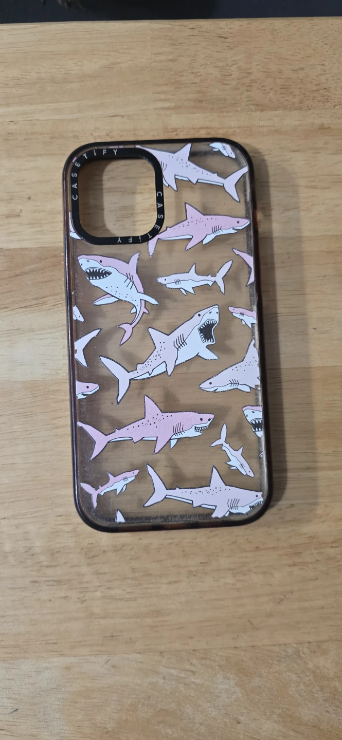 Casetify iPhone Case - Shark Print