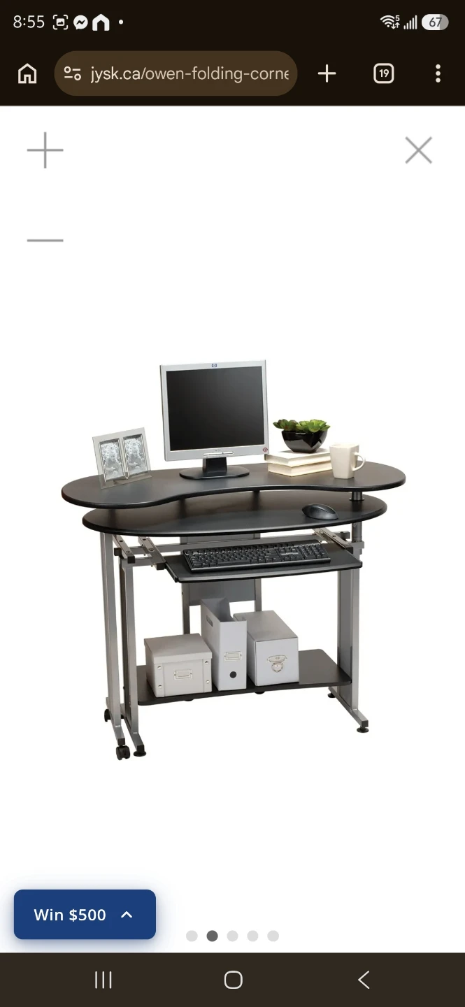 JYSK Owen Folding Desk - Excellent condition
