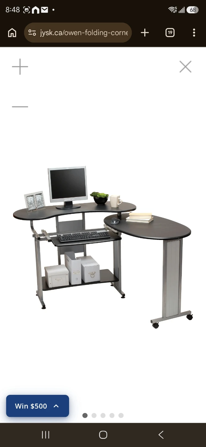 JYSK Owen Folding Desk - Excellent condition - photo 2