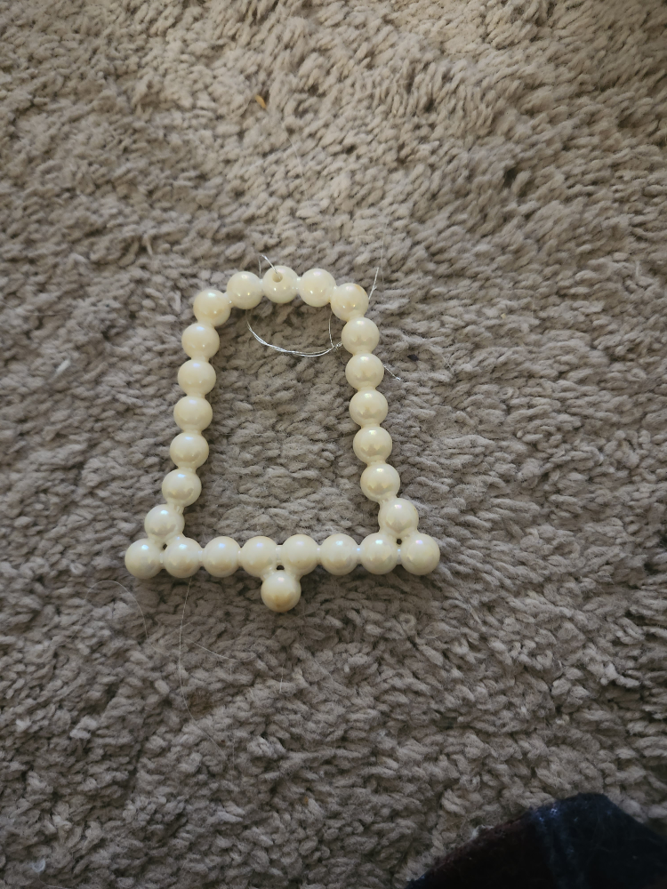 Beaded Bell Decoration