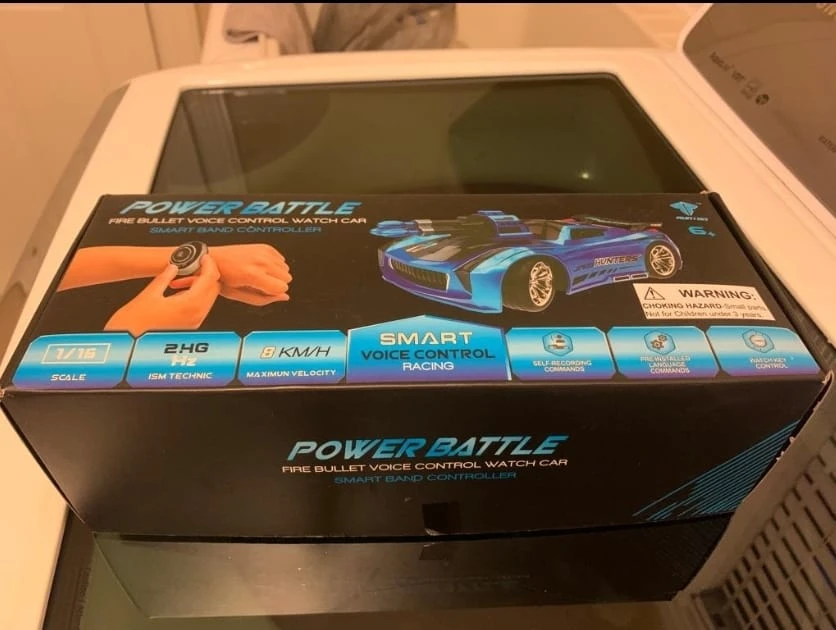 Power Battle Voice Control Watch RC Shooting Car - photo 2