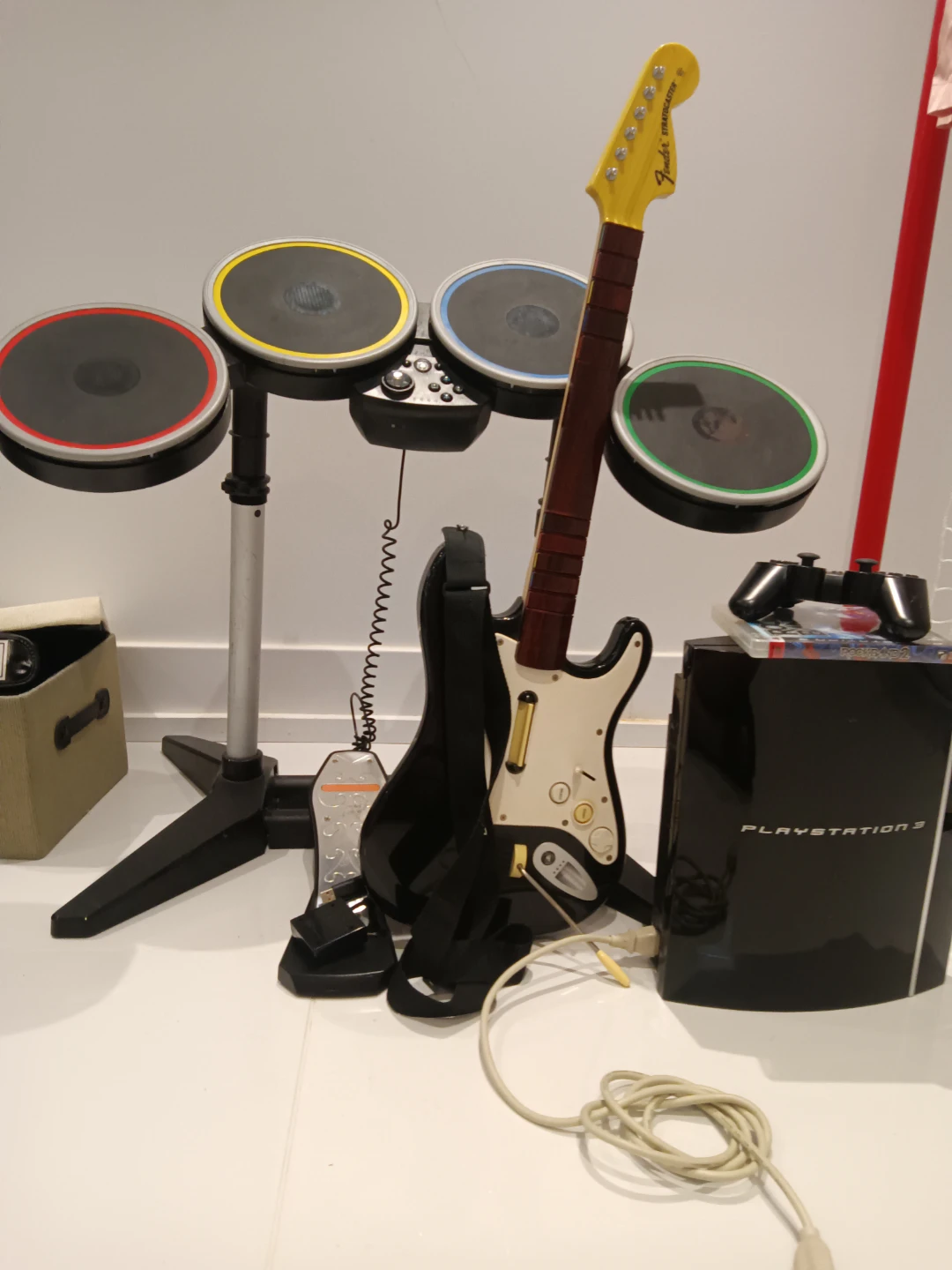 Playstation 3 Guitar Hero Bundle with Drums and Guitar