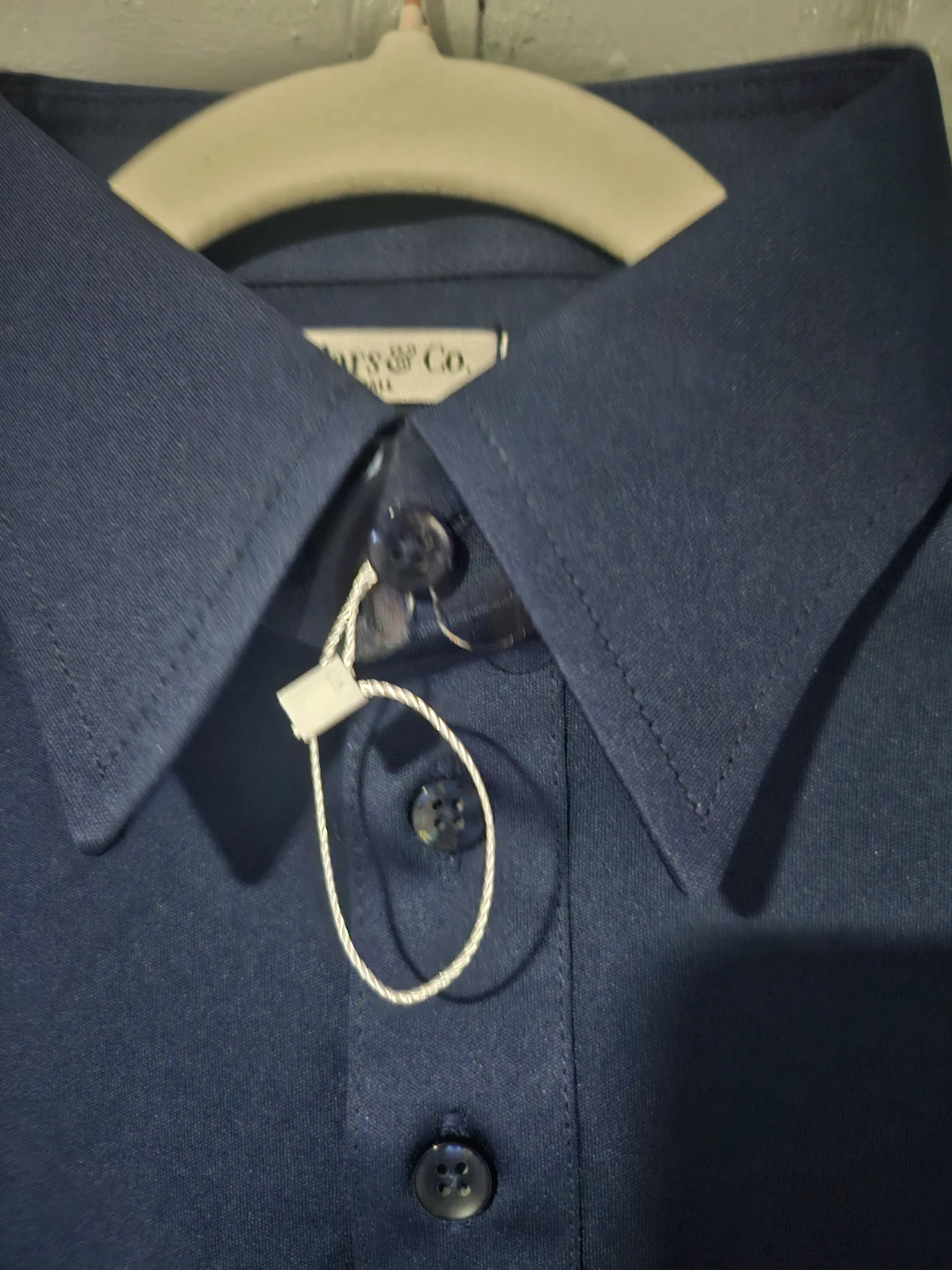 Navy Blue Short Sleeve Collared Shirt - photo 2