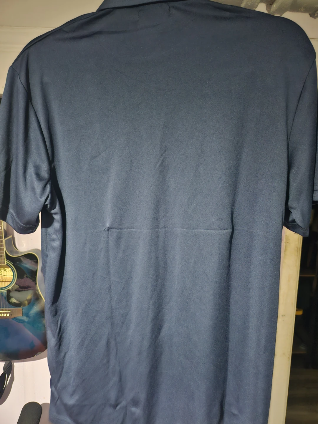 Navy Blue Short Sleeve Collared Shirt - photo 3